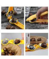 Herramienta De Cocina Creativa Para Abrir Nueces Clip De Nogal De Plástico Y Acero Inoxidable Desenferradura De Nuez Herramienta Para Abrir Nueces - details 4