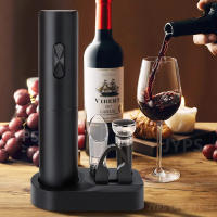 Juego De Abrevidrios Eléctricos Automáticos Con Corcho Y Batería Estoppers De Vaciado Aerator Y Cortador De Película Regalos - details 1