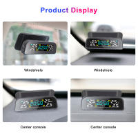Sistema De Monitoreo De Presión De Neumáticos Para Coche TPMS Solar Potencia 360 Alarmas De Seguridad Automáticas Sensores De Presión De Neumáticos - details 0