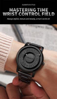 Reloj De Pulsera Masculino PENGAGAR De Acero Inoxidable Resistente Al Agua Y a La Magnetización Con Puntero Scrolls Creativo Caja Incluida - details 6