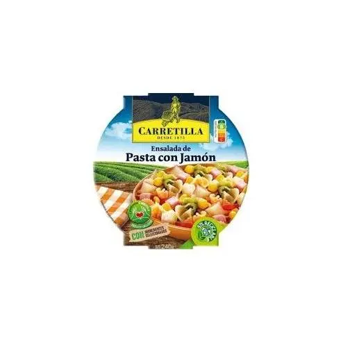 CARRETILLA Ensalada de Pasta con Jamón 8 UDS de 240 GR - 1