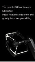 Pedal De Bicicleta WEST BIKING De Aluminio Y Aleación Con Eje De Acero Cromo-Molibdeno Para Mountain Bike - details 3