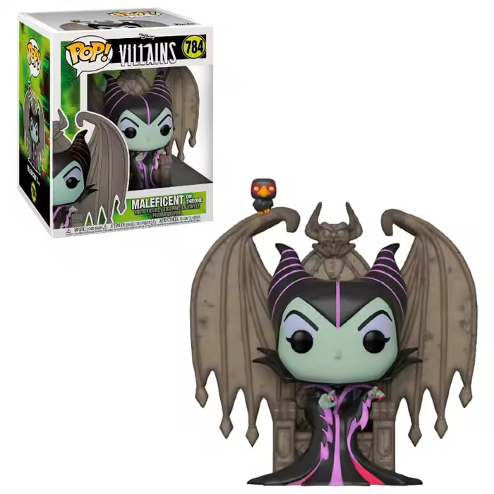 Figura Funko Pop Disney Villains Maleficent With Throne-Figura de Vinilo Coleccionable - Idea de Regalo- Mercancia Oficial - Juguetes para Niños y Adultos - Movies Fans - Muñeco para Coleccionistas y Exposición - 1