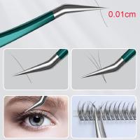 Pinzas De Pestañas Precisión Alta Golden Feather Tweezers Peacock Tweezers Dolphin Tweezers Para Cuidado De Uñas Y Belleza - details 3