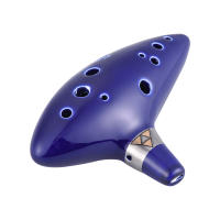 Ocarina De Cerámica Alto C Con 12 Agujeros Flauta De Viento Instrumento Musical - details 9