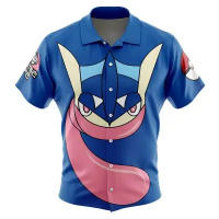 Camisa Hawaii Botones Hisoka V2 Phantom Troupe Hunter X Hunter Para Hombres Ropa Casual Japonesa Verano Adecuado Para Padres E Hijos - details 2