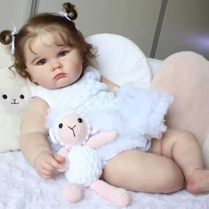 Muñeca Realista BZDOLL De 60cm De Silicona Suave Con Piel Pintada 3D Y Venas Mano Hecho Muñeca De Niña Para Regalo De Cumpleaños - 1