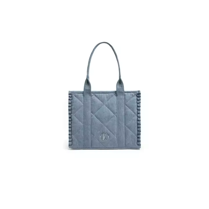Kalk Bolso Tote Shopping Bag Denim  - Bolsos para Mujer Casual De tela - 1