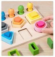 Juguetes Educativos Montessori De Madera Con Atracción Magnética Para Niños Puzzle De Colores Y Formas Para El Desarrollo Cognitivo - details 5