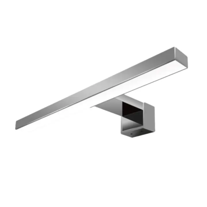 UBUD Lámpara Led de Baño - Aplique Led para Espejo o Pared - IP44 Protección - Luz Blanca 6000K - Cromado (30CM) - 1