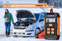 KONNWEI KW520 Herramienta De Reparación De Batería De Coche Automática 12V 10A 24V 5A Para Baterías De Agua Y Ácido Gel Lithium - details 1