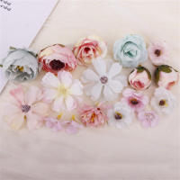 1Bolsa De Flores Artificiales Europeas Para Decoración De Hogar Bodas Adornos De Pared DIY Accesorios De Cabello Corsé Kit De Manualidades Floral - details 11
