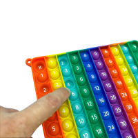 Juego De Tablero De Multiplicación 9x9 Juguetes Educativos Para Niños Juego De Fidget De Práctica Matemática Tablero De Números De La Tabla De Tiempos - details 5