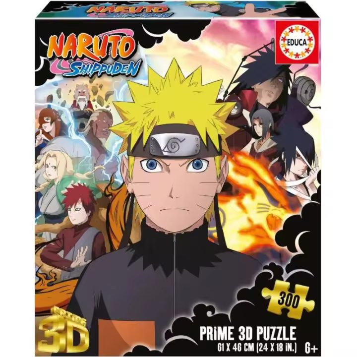 PUZZLE PRIME 3D 200 PIEZAS NARUTO DE EDUCA - 1