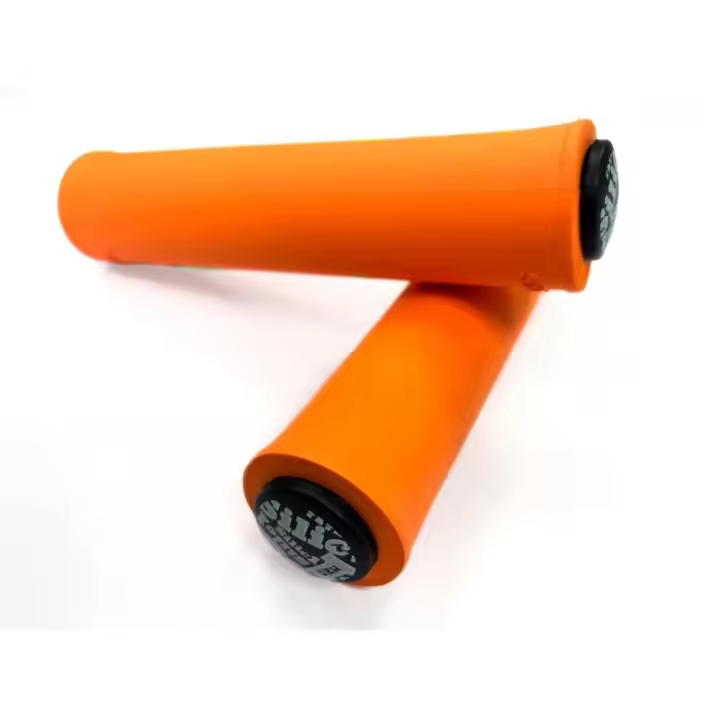 SILIC1 | Puños De Silicona  Naranja  - Alta densidad
Longitud: 130 mm
Color: Naranja
Material: Silicona - 1