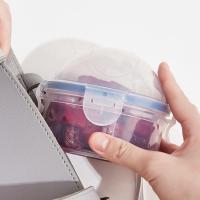 Caja Reutilizable Para Alimentos Horainbow Mantenedor De Tomate Ajo Limón Translúcido Para Refrigerador Guarda Verduras Y Frutas Para Frescura Duradera - details 1