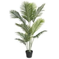 vidaXL Palmera artificial PP verde planta de palma areca artificial Dimensiones 80 cm, 120 cm - details 1