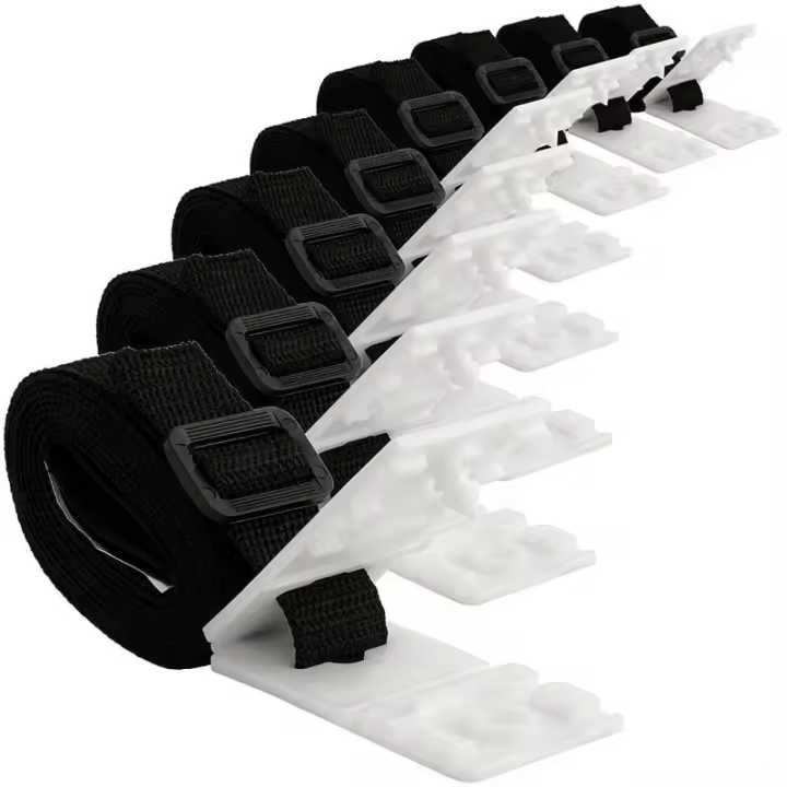 Piezas Correas de Carrete de Cubierta de Piscina y Clips de Fijación para Carretes Carrete de Cubierta Solar de Piscina - 1