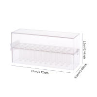 Estuche De Almacenamiento Para Brocas De Uñas Con 30 Orificios Transparente Protector De Polvo Para Accesorios De Uñas Acrílicas JCSYFAC - details 12