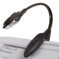 Leer con facilidad con nuestra lámpara de libro-Lámpara de lectura con LED y abrazadera Negro - details 2