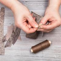 Kit De Costura De Cuero 5 Piezas Con Agujas Reemplazables Y Mango Herramientas De Reparación De Zapatos DIY Set De Taladro Y Agujas De Costura - details 2