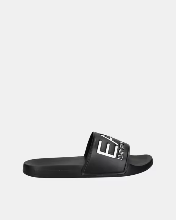 EA7 7X000108 AF15118 Sandalias Hombre Negro Chancleta, piscinas. - 1