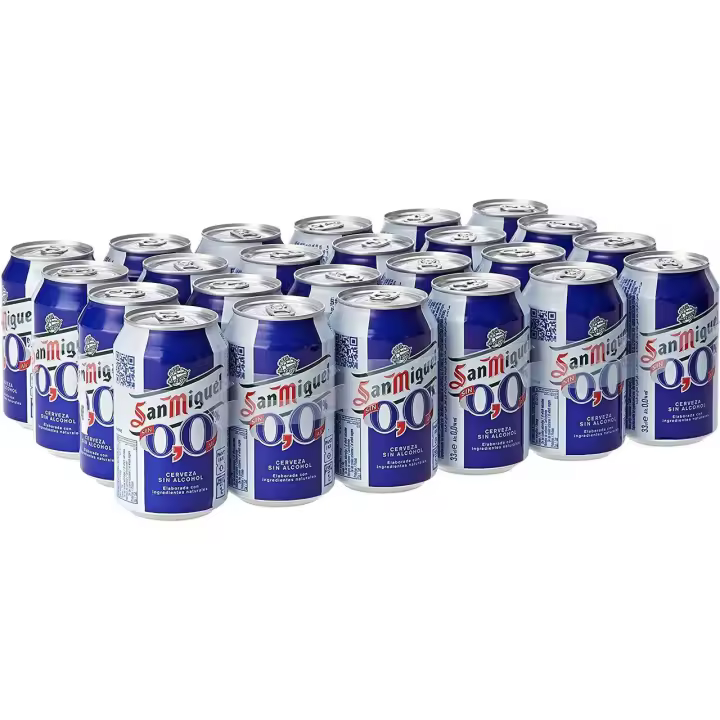 SAN MIGUEL 0,0 33CL SIN ALCOHOL (24 unds) - 1