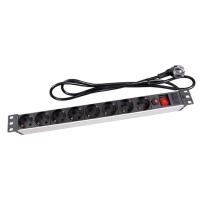 BASE MULTIPLE 8 TOMAS PARA RACK Y CON PROTECCION - details 0