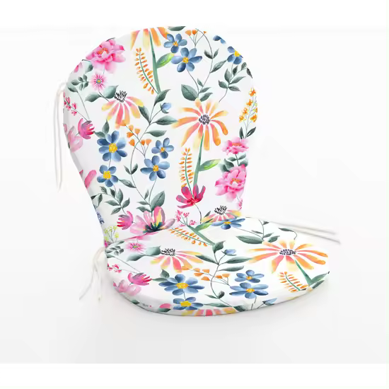 BL BELUM - Cojín  Silla de Exterior - Medidas Producto: Asiento: Ancho: 48 cm / Largo: 42 cm Respaldo: Ancho 48 cm / Largo: 48 cm - Modelo: 0120-407 - 1