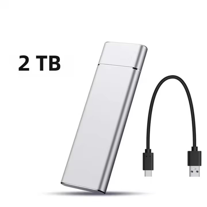 Disco Duro Portátil SSD externo de Alta velocidad 2TB/20TB/30TB Typo-C/USB 3,1 para PC portátil MAC compatible con MrLabel - 1