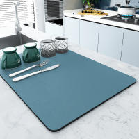Alfombra De Cocina Grande Antiadherente Y Absorbente Super Alfombra De Drenaje Para Platos Y Tazas Alfombra De Secado Rápido Para Baño Material De Arcilla De Diatomeas Ecológica - details 11