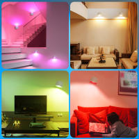 Luz De Pared Remotamente Controlada RGB Cambiante Y Dimmable Luz Nocturna Para El Dormitorio Con Rotación De 360 Grados - details 7