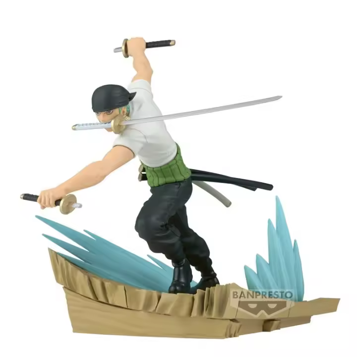 Figura Roronoa Zoro Senkozekkei One Piece 11cmFigura  Coleccionable - Idea de Regalo- Mercancia Oficial - Juguetes para Niños y Adultos - Movies Fans - Muñeco para Coleccionistas y Exposición - 1