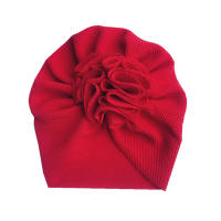 Turbante Para Bebé Niña Bonnet De Cabeza Suave Con Flor Lindo Sombrero Ajustable Para Niños Recién Nacidos Foto Hat Polyester - details 10