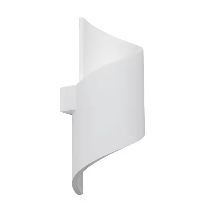 Ledkia Aplique de Pared Yeso Spiral Blanco - 1