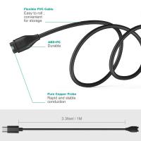 Cargador USB-C Para Reloj Garmin Fenix 5 5S 5X plus 6 6S 6X pro 7 7S 7X Cable De Carga De Repuesto 3.3 Pies Accesorio De Reloj - details 4