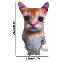 Muñeco De Peluche Gato Lindo 21cm Wowwow Juguete De Peluche Simulación Para Niños Regalo De Cumpleaños Y Fiestas Coleccionable - details 4