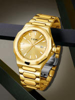 Reloj De Negocios TOMI De Lujo Para Hombres Con Caja De Regalo Caja De Acero Inoxidable De Color Rosa Oro Versátil Y Sencillo Movimiento Cuarzo - details 20