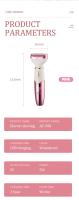 Epilador Eléctrico Para Mujer 4 En 1 Trimmer De Cabello Painless Portátil Adecuado Para Axilas Piernas Brazos Cara Y Barba - details 12