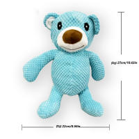 Juguetes De Peluche Para Mascotas Robustos Oso De Tela Interactivos Juguetes Squeaky Para Perros Animal De Peluche - details 6