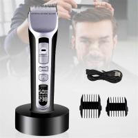 Electric Hair Clipper Household Men's Modeling Electrical Reasoning Hair Hair Salon Special Hair Clippers Electric Hair Clippers Inclined Head-YuJia - details 4