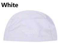 Gorro De Natación Impermeable Para Adultos Talla Grande Con Protección De Orejas Para Hombres Y Mujeres Color Variado PU De Terciopelo Negro Gris Blanco Rosa Fútbol Americano Estilo Deportivo - details 21