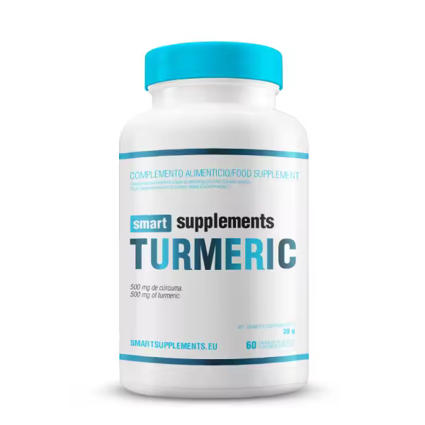 Turmeric (Cúrcuma) 500mg - 60 Cápsulas Vegetales Smart Supplements - 1