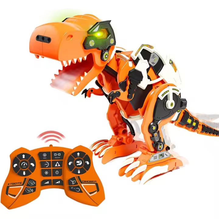 Xtrem Bots - Dinobot | Dinosaurios Juguetes 6 Años O Más | Kit Robotica 150 Piezas | Robot Juguete Teledirigido Y Programable | Robot Dinosaurio - 1
