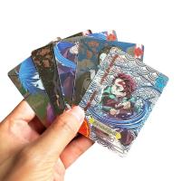Tarjetas De Demon Slayer Flash Mugen Train SSP Ultra Raras Tanjirou Kamado Nezuko Colección De Personajes Juego De Cartas - details 5
