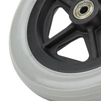 Rueda de reposición de Goma de 7 pulgadas para Silla de ruedas, andadores y ruedas. - details 2