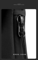 Bolso bandolera pequeño de piel con membrana para hombre, informal, ajustado, antirrobo, bolso de mano expandible para hombre - details 28