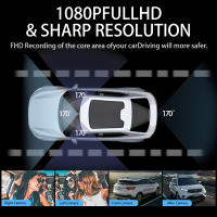 Cámara De Coche DVR Con WiFi GPS FHD 4 Lentes 1080P Grabadora De Video Nocturna Visión Negro Bocina Monitorea De Aparato 24H Park - details 8