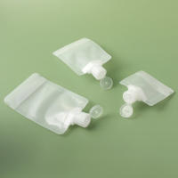 Set De 3 Bolsas De Maquillaje Reutilizables De Papel Kraft Transparente Y Adecuadas Para Viajes Con Taponamiento De Succión Auto-soportante De 30/50/100ml - details 6