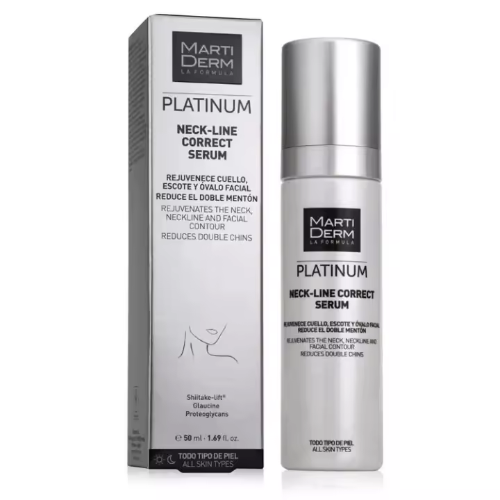 Martiderm Platinum Sérum Corrector Cuello, Escote y Óvalo Facial 50ml - 1